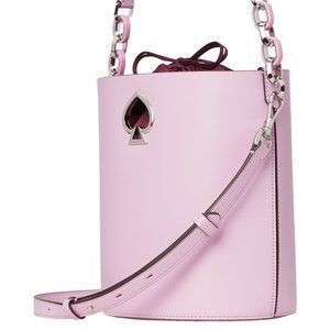 Kate Spade Leather Bucket Bag -the handle detail is super cute-
